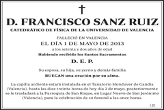 Francisco Sanz Ruiz